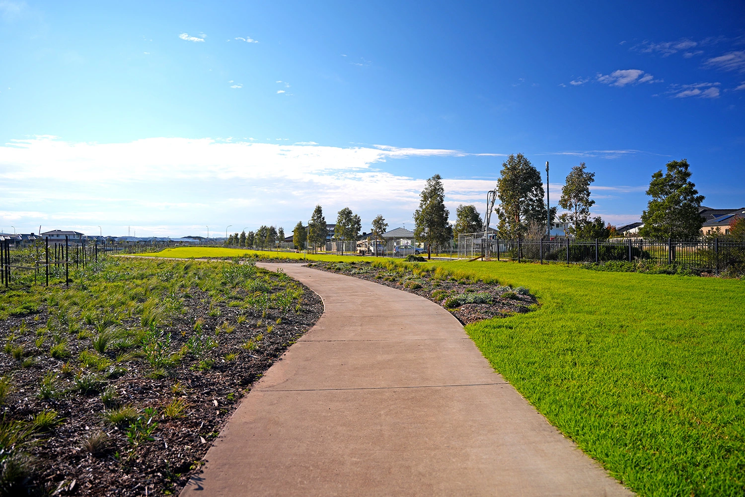 Pathways and instant turf
