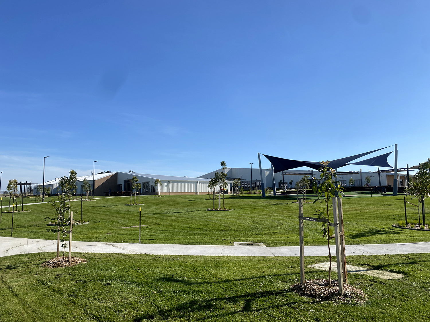 Clyde Creek North lawn area